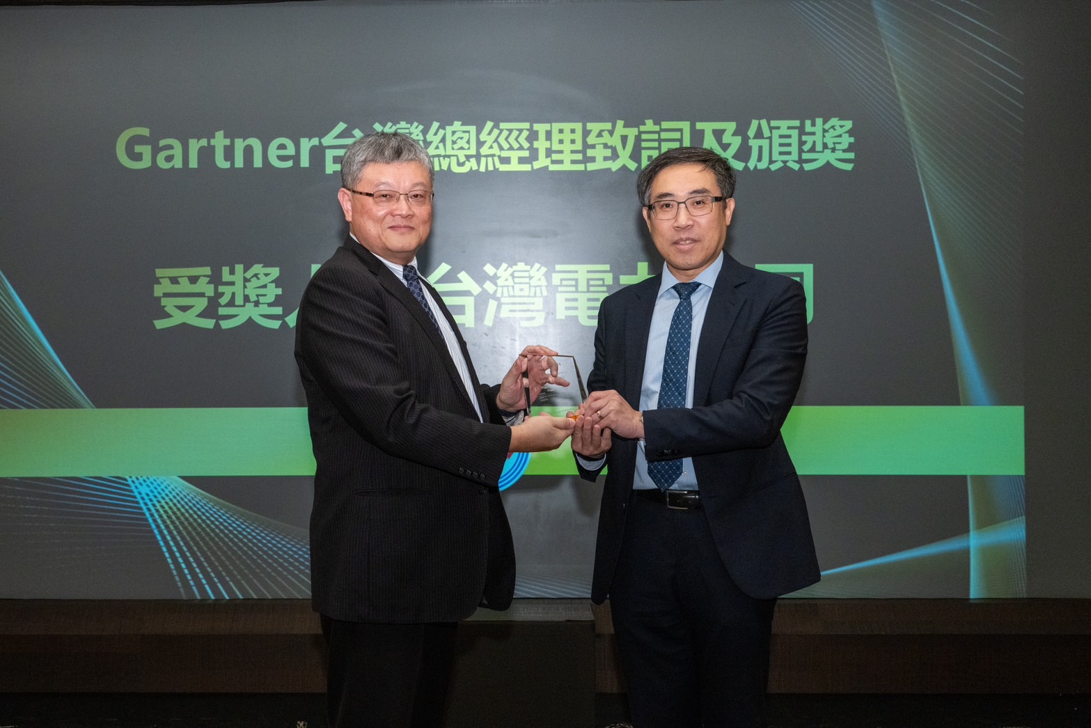 台電以電力交易平台奪下美國 Gartner全球電力及公用事業數位創新服務獎競賽首獎，昨日由